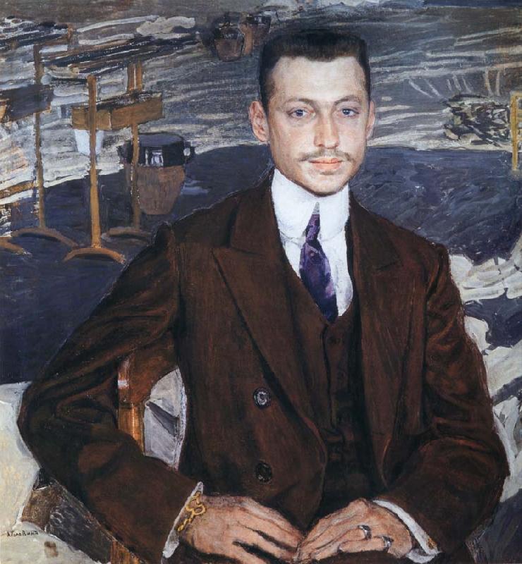 Alexander Yakovlevich GOLOVIN Portrait of Comte oil painting picture